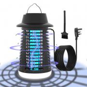 Mosquito Killer Lamp,Bug Zapper Outdoor,2024 Upgraded 4200V 15W UV Mosquito Zapper with LED Light,Fly Zapper Outdoor Indoor,Plug in Mosquito Killer for Patio Yard,Insect Zapper Electric Fly Traps